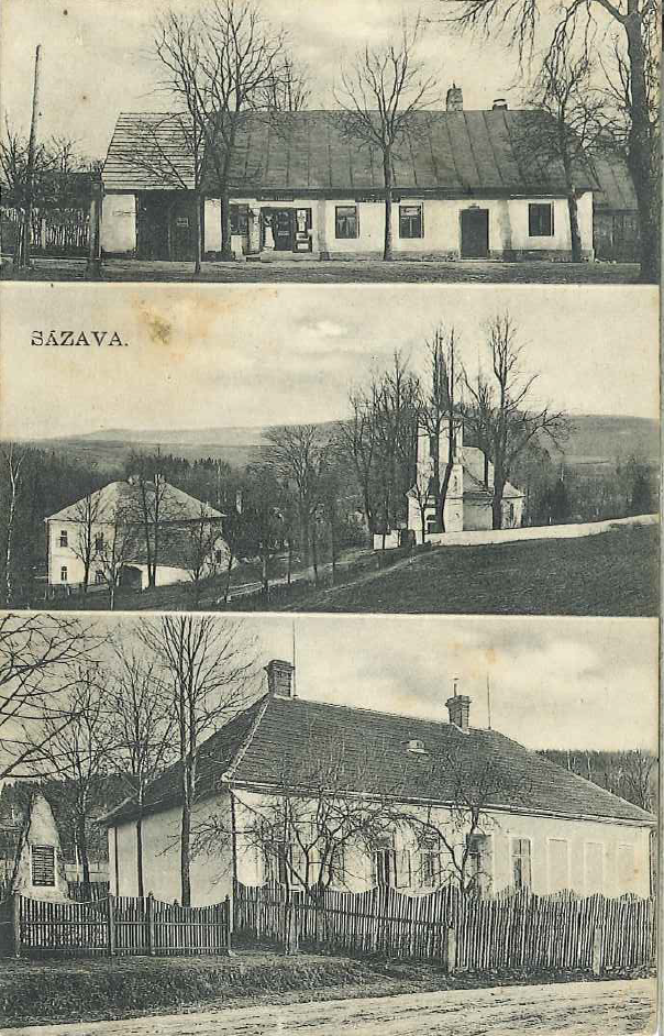 Pohlednice Sázava